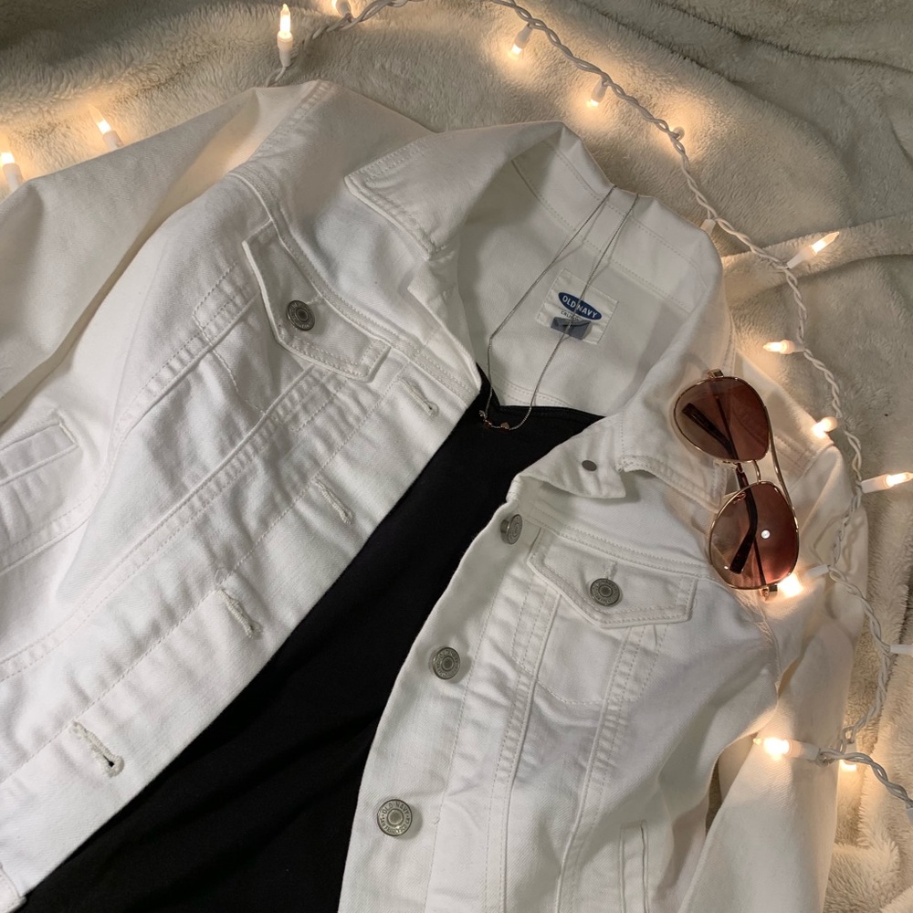 White Jean Jacket